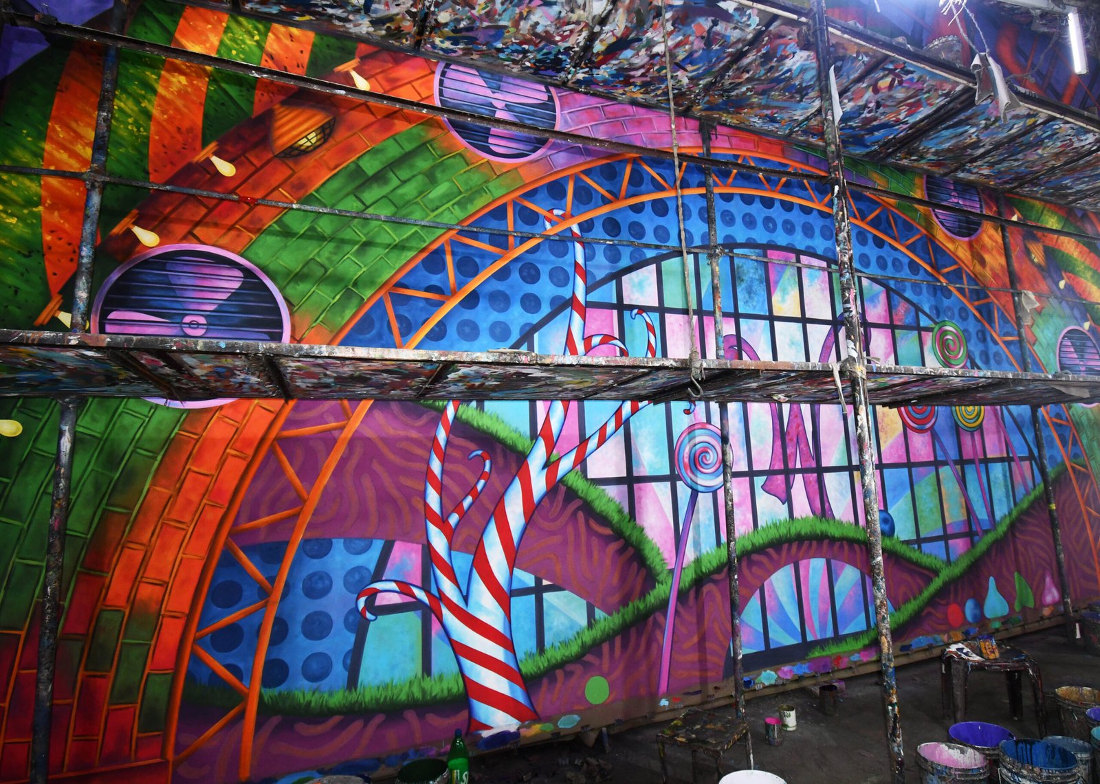 Painting Theatre Backdrop